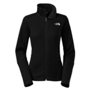 THE NORTH FACE Krestwood Black Full-Zip Ribbed Knit Sweater Womens Medium